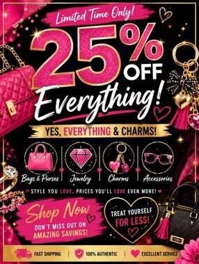 25% Flash Sale!